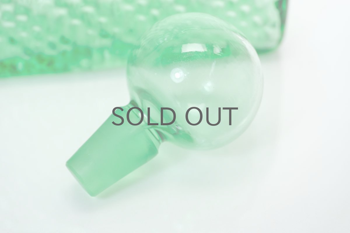 画像7: Riihimaen Lasi/ナニー・スティル/Flindari/フリンダリ/カラフェ/ライトグリーン (7)