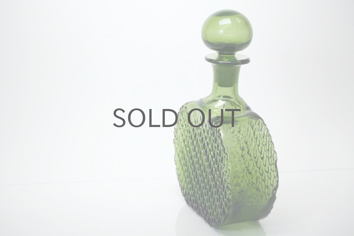 画像3: Riihimaen Lasi/ナニー・スティル/Flindari/フリンダリ/カラフェ/モスグリーン (3)