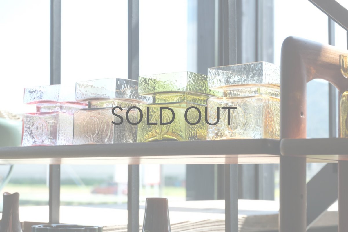 画像2: 北欧ビンテージ雑貨/Riihimaen Lasi/Pala/ベース/7セット (2)