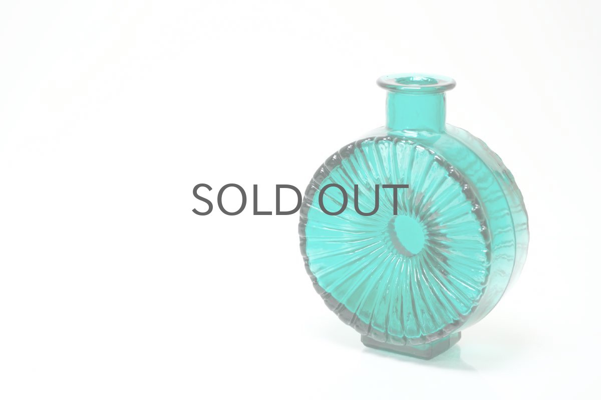 画像4: Riihimaen Lasi/リーヒマエン・ラシ/Aurinko Pullo/アウリンコ ボトル/エメラルド/Sサイズ (4)