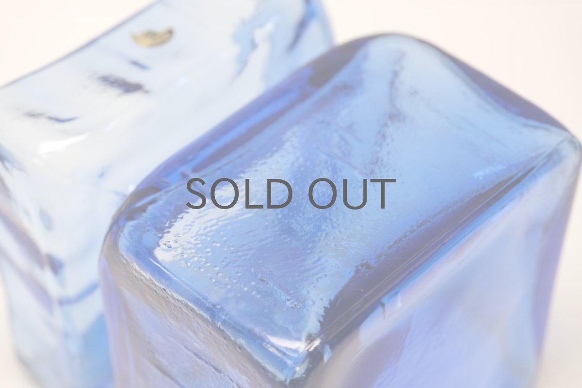 画像5: 北欧雑貨/Riihimaen Lasi/リーヒマエンラシ/Palaシリーズ/花瓶/ブルー/Lサイズ (5)