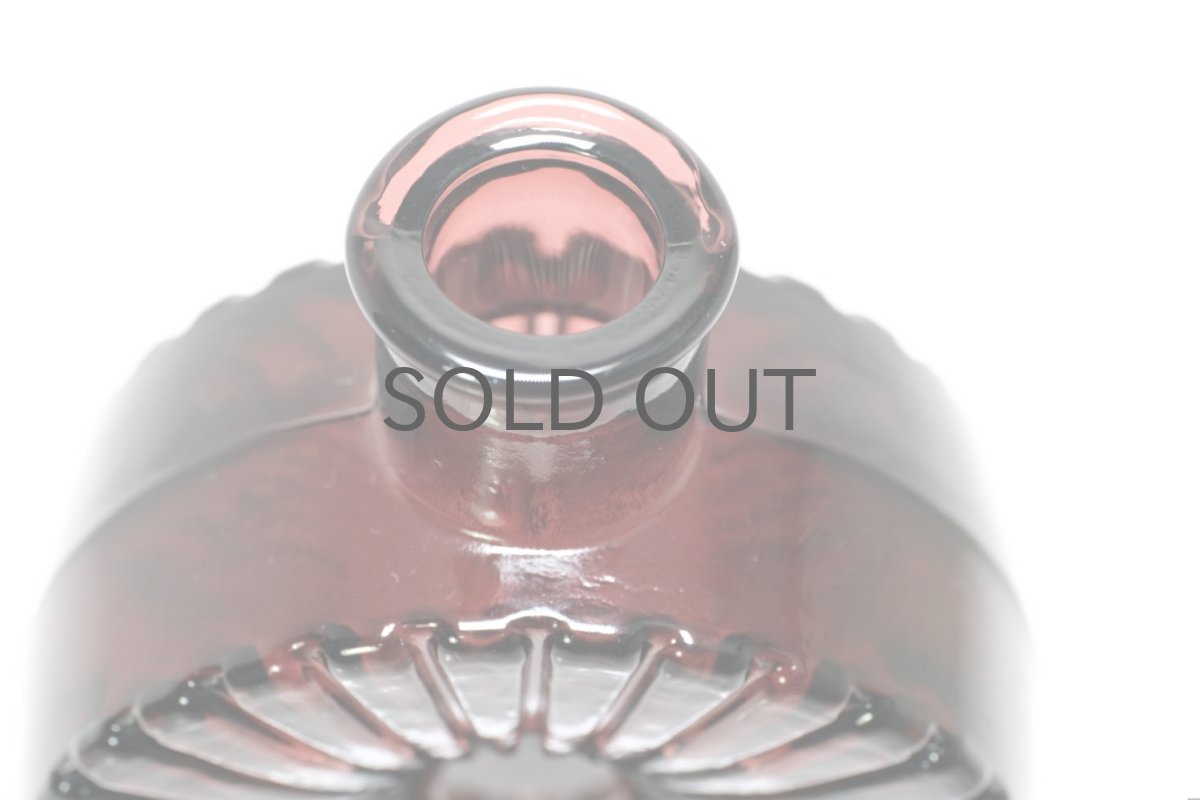 画像5: Riihimaen Lasi/リーヒマエン・ラシ/Aurinko Pullo/アウリンコ/ボルドー/Sサイズ (5)