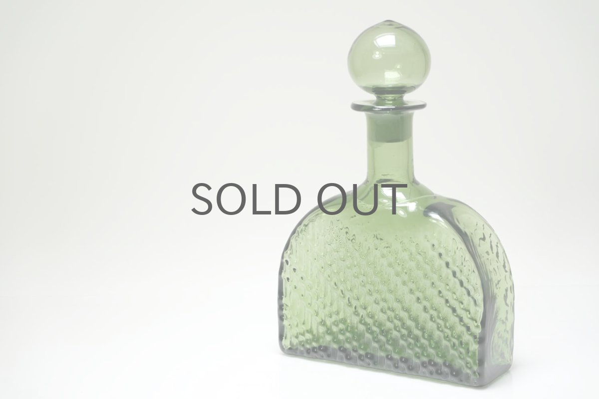 画像3: Riihimaen Lasi/ナニー・スティル/Flindari/フリンダリ/カラフェ/モスグリーン (3)