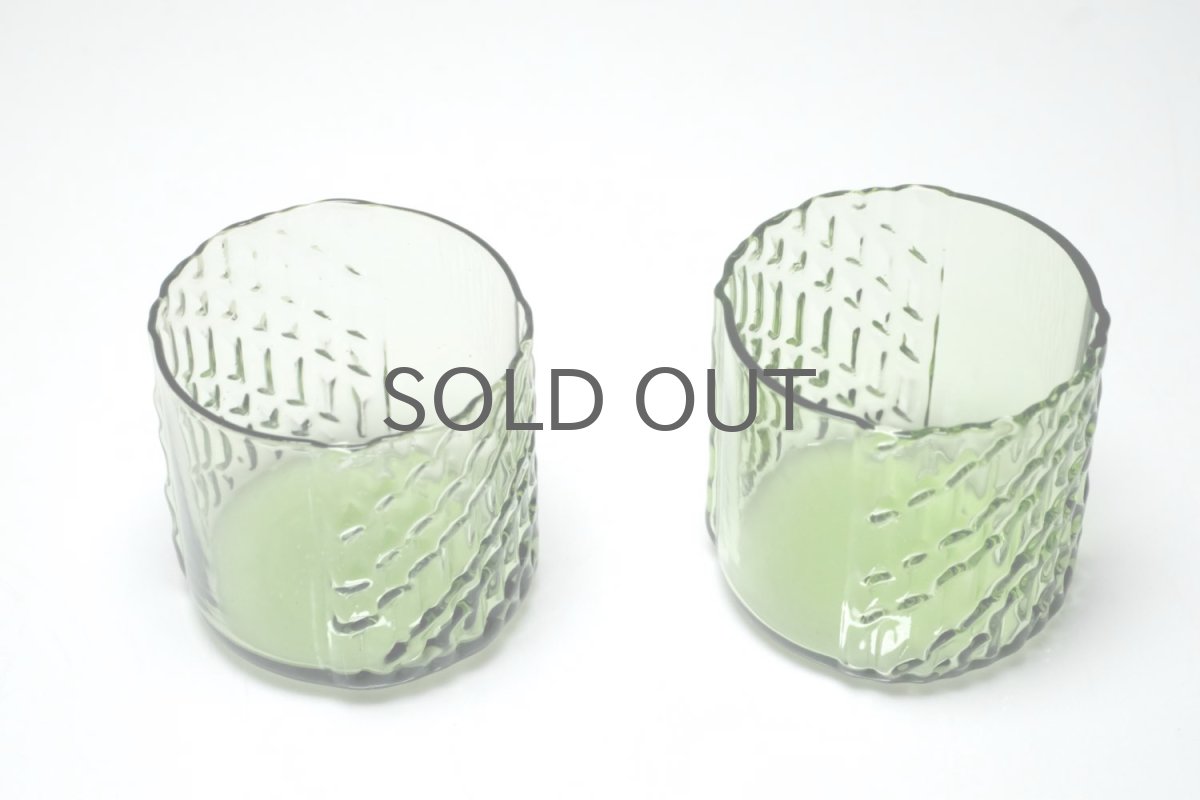 画像2: Riihimaen Lasi/ナニー・スティル/Flindari/フリンダリ/モスグリーン/ショットグラス (2)
