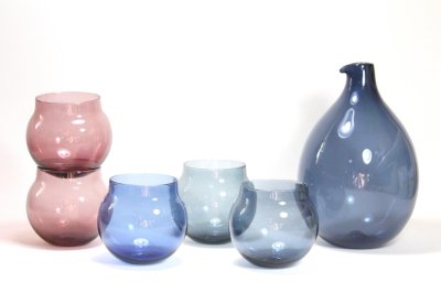 画像1: ビンテージ北欧雑貨/iittala/イッタラ/Aroma/アロマ/タンブラー/パープル