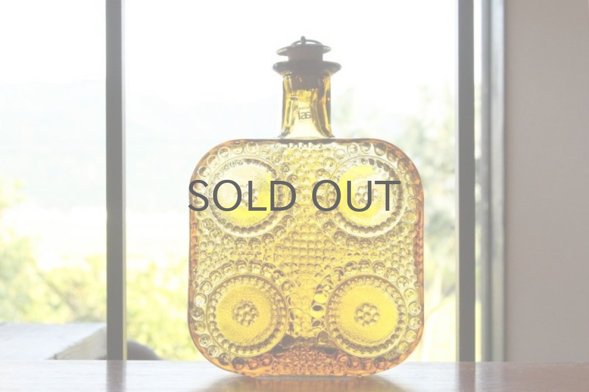 画像8: Riihimaen Lasi/Grapponia/ナニー・スティル/グラッポニアボトル/アンバー/コルク蓋つき (8)