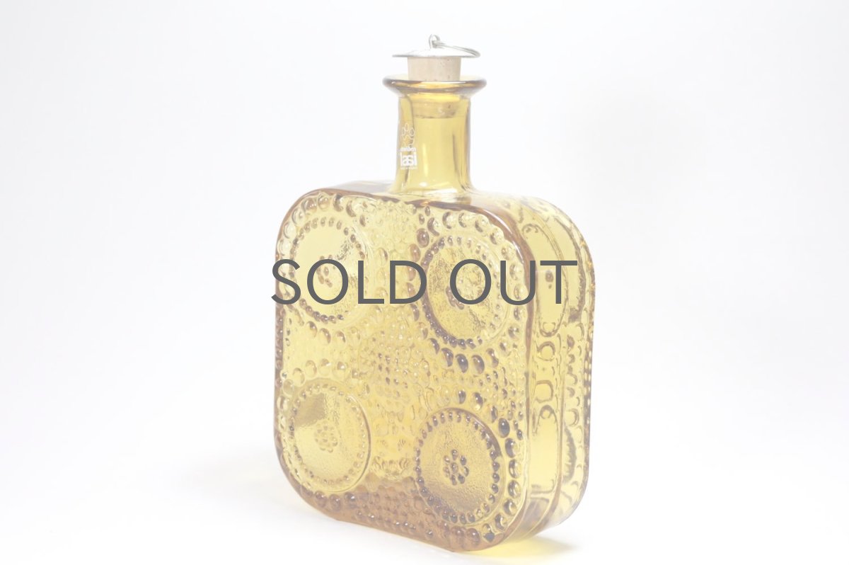 画像4: Riihimaen Lasi/Grapponia/ナニー・スティル/グラッポニアボトル/アンバー/コルク蓋つき (4)