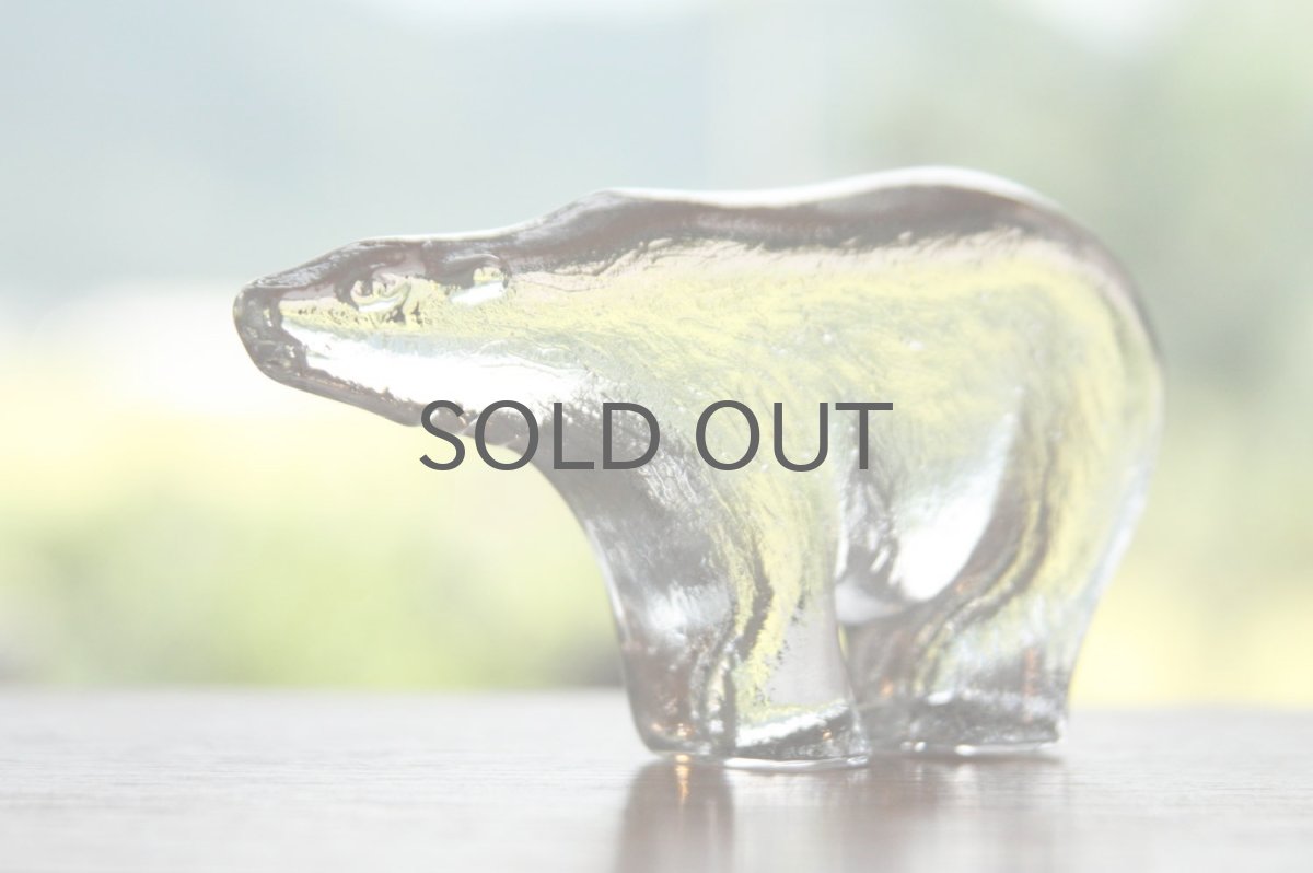 画像2: ROYAL KRONA /ロイヤルクローネ/クリスタルガラスのオブジェ/Bertil Vallien/シロクマ (2)