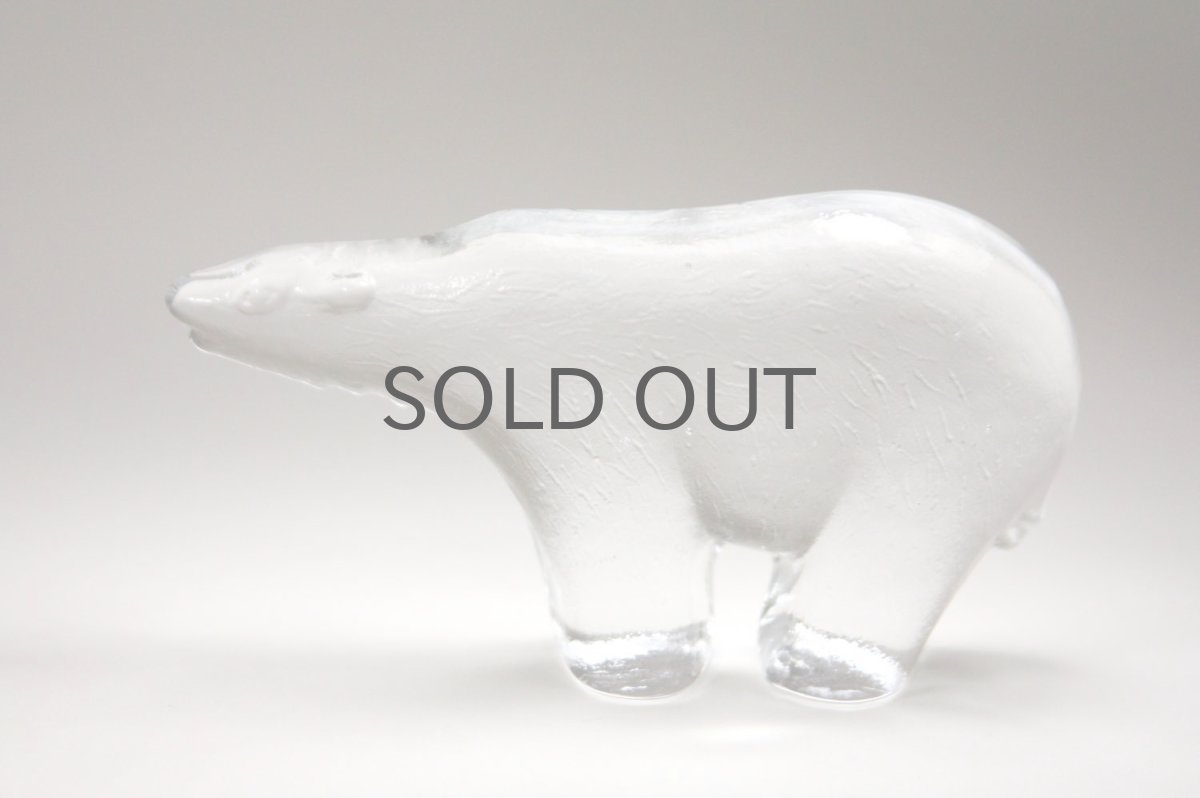 画像3: ROYAL KRONA /ロイヤルクローネ/クリスタルガラスのオブジェ/Bertil Vallien/シロクマ (3)