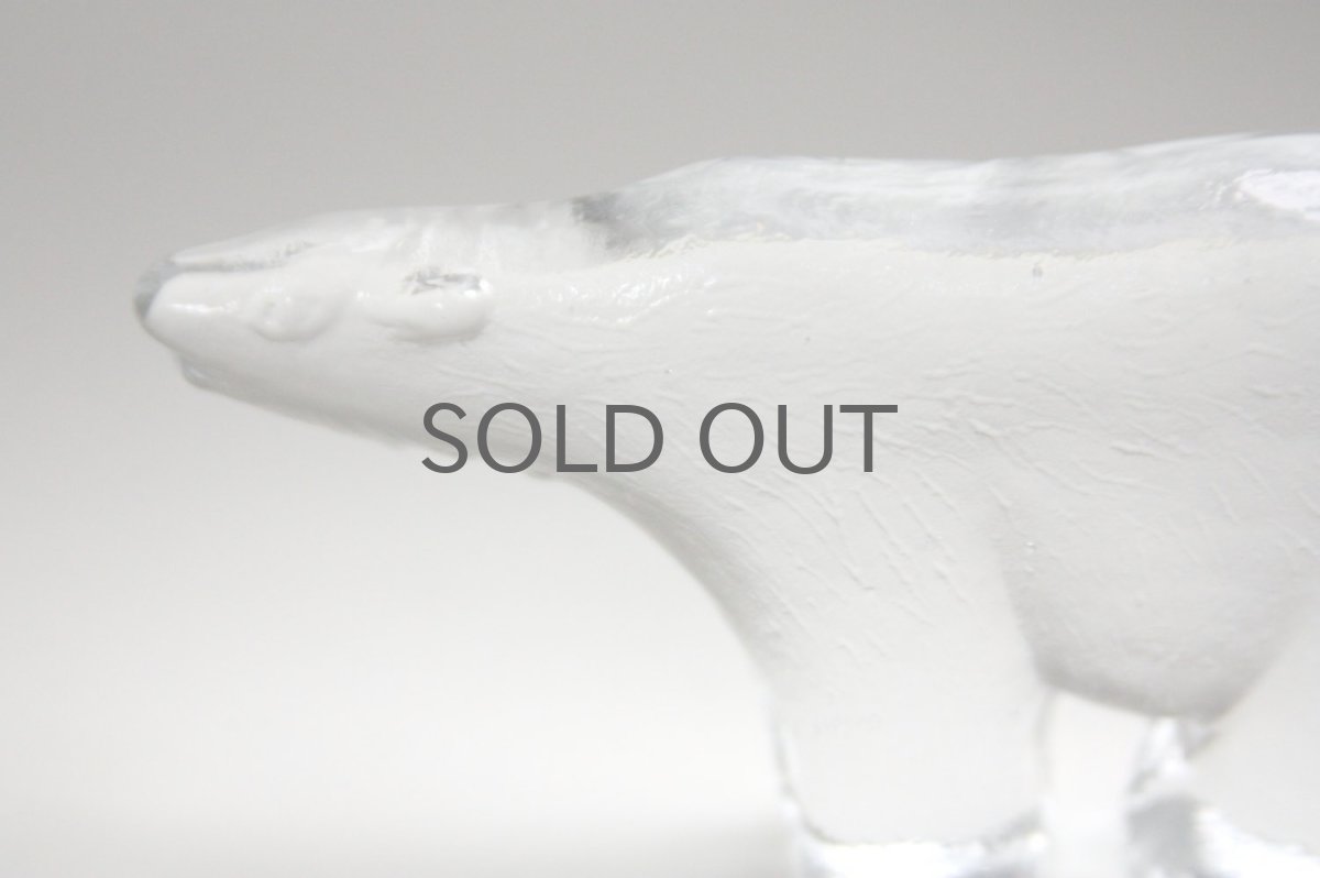 画像4: ROYAL KRONA /ロイヤルクローネ/クリスタルガラスのオブジェ/Bertil Vallien/シロクマ (4)