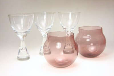 画像1: ビンテージ北欧ガラス/デンマーク/Holmegaard/ホルムガード/Princess/ショットグラス/冷酒グラス