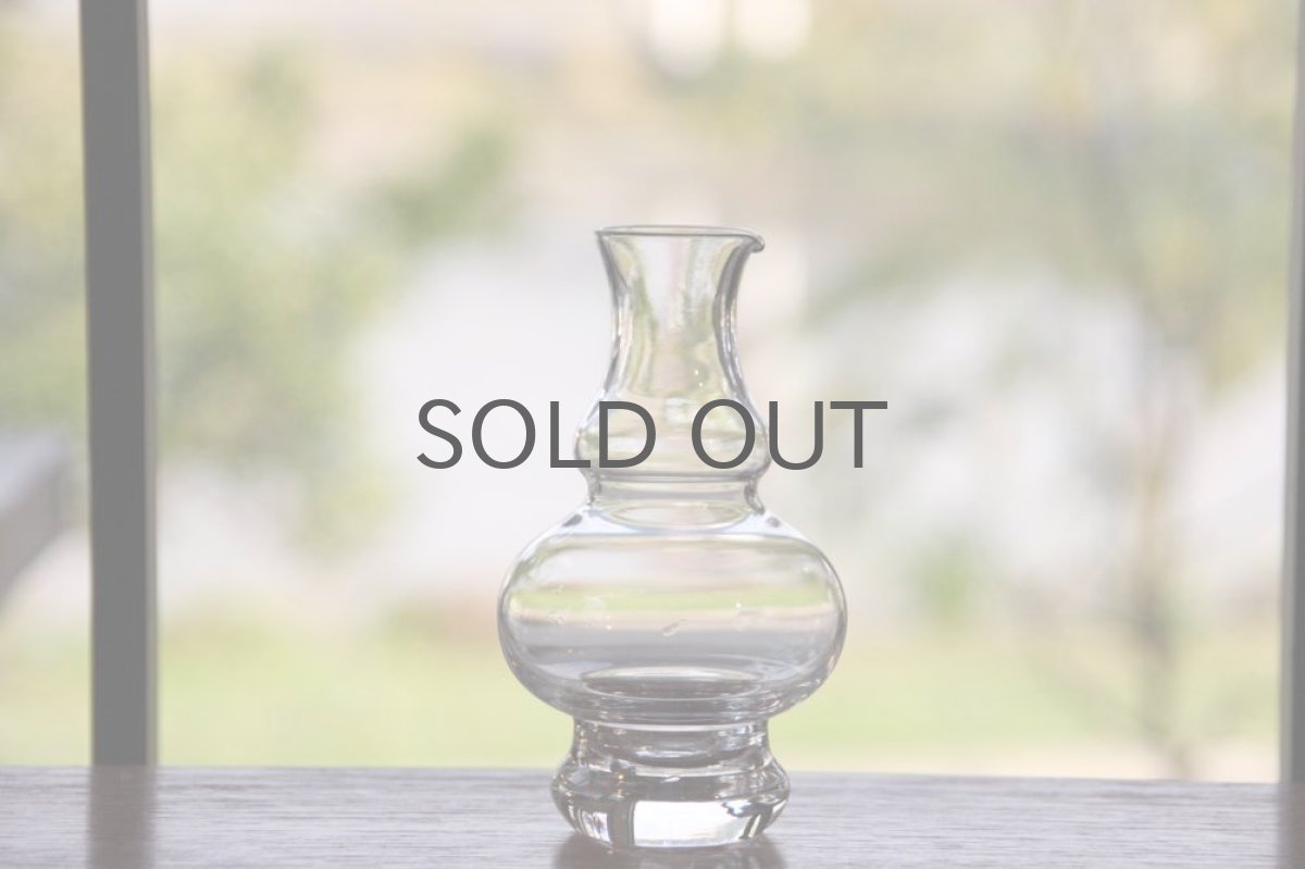 画像2: スウェーデン/ビンテージ/ガラスフラワーベース/11cm (2)