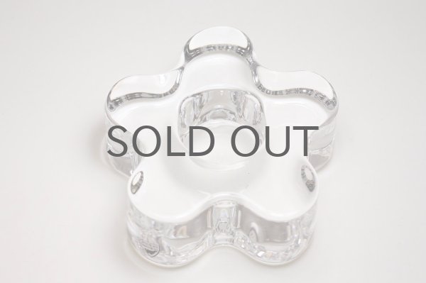 北欧ガラス/Orrefors/オレフォス/Summertime/クリスタルキャンドル