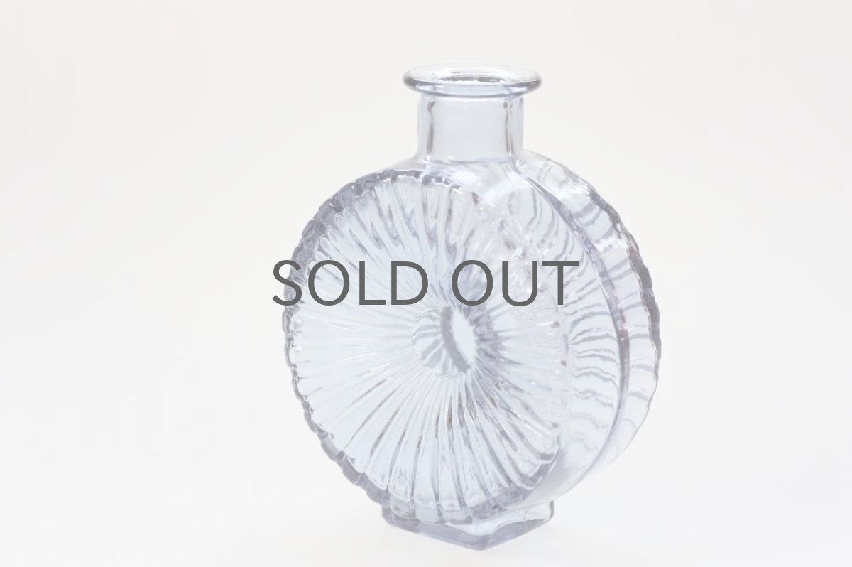 画像2: Riihimaen Lasi/リーヒマエン・ラシ/Aurinko Pullo/アウリンコ/ペールブルー (2)