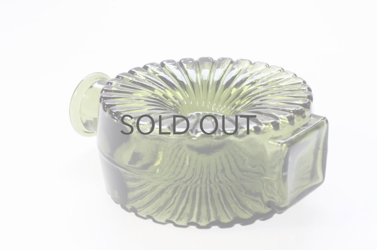 画像4: Riihimaen Lasi/リーヒマエン・ラシ/Aurinko Pullo/アウリンコ/ダークグリーン (4)