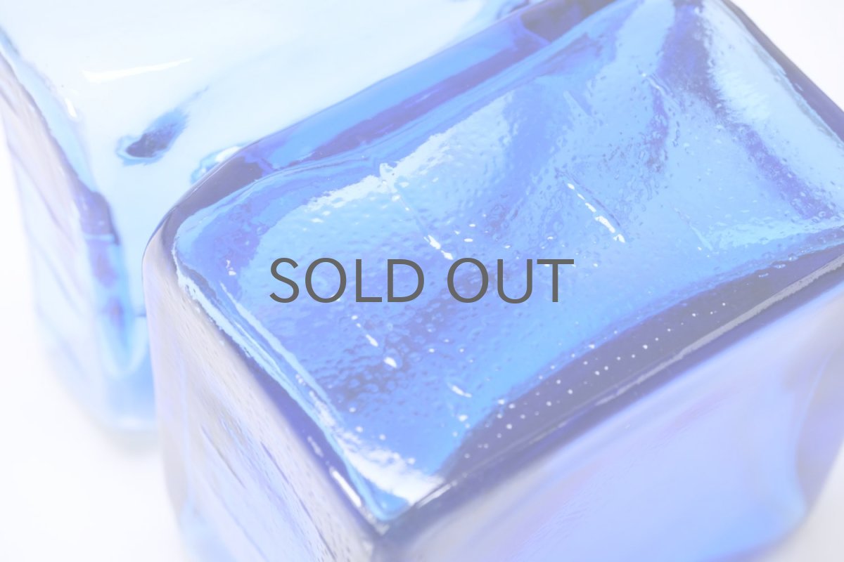 画像6: 北欧雑貨/Riihimaen Lasi/リーヒマエンラシ/Pala/パラシリーズ/花瓶/ブルー/Lサイズ (6)