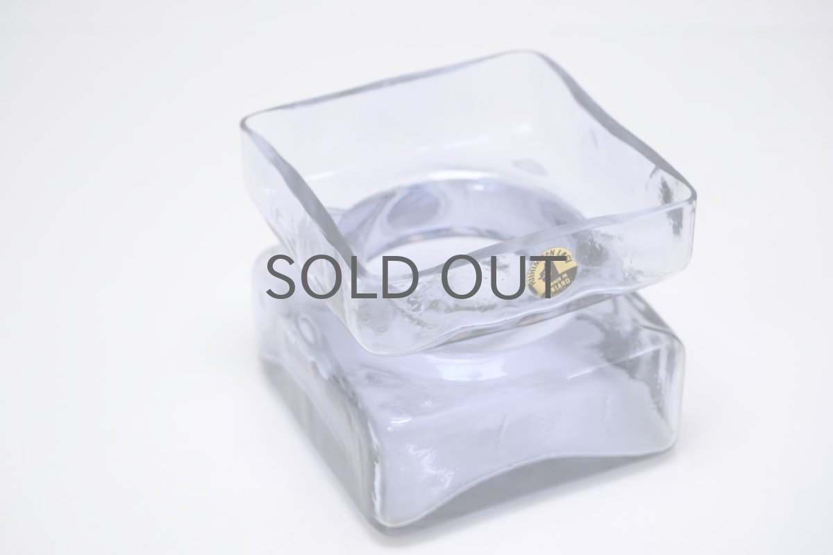 画像2: ビンテージ北欧雑貨/Riihimaen Lasi /リーヒマエン・ラシ/Pala/パラ/花瓶/ラベンダー/Mサイズ (2)