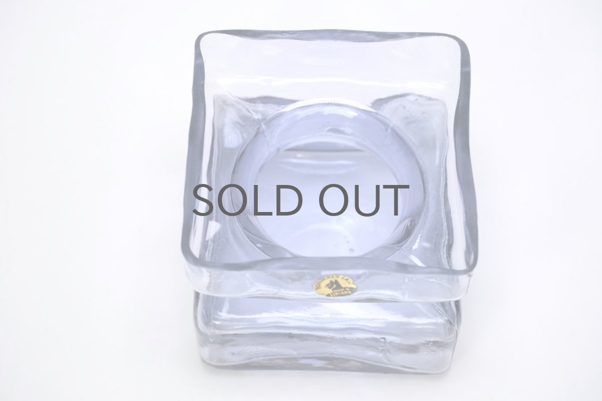 画像4: ビンテージ北欧雑貨/Riihimaen Lasi /リーヒマエン・ラシ/Pala/パラ/花瓶/ラベンダー/Mサイズ (4)