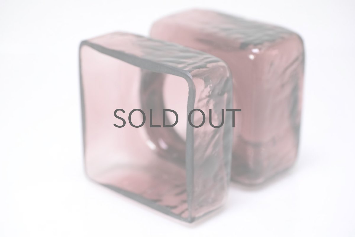 画像4: 北欧雑貨/Riihimaen Lasi/リーヒマエンラシ/Pala/パラシリーズ/花瓶/ワインレッド/Sサイズ (4)