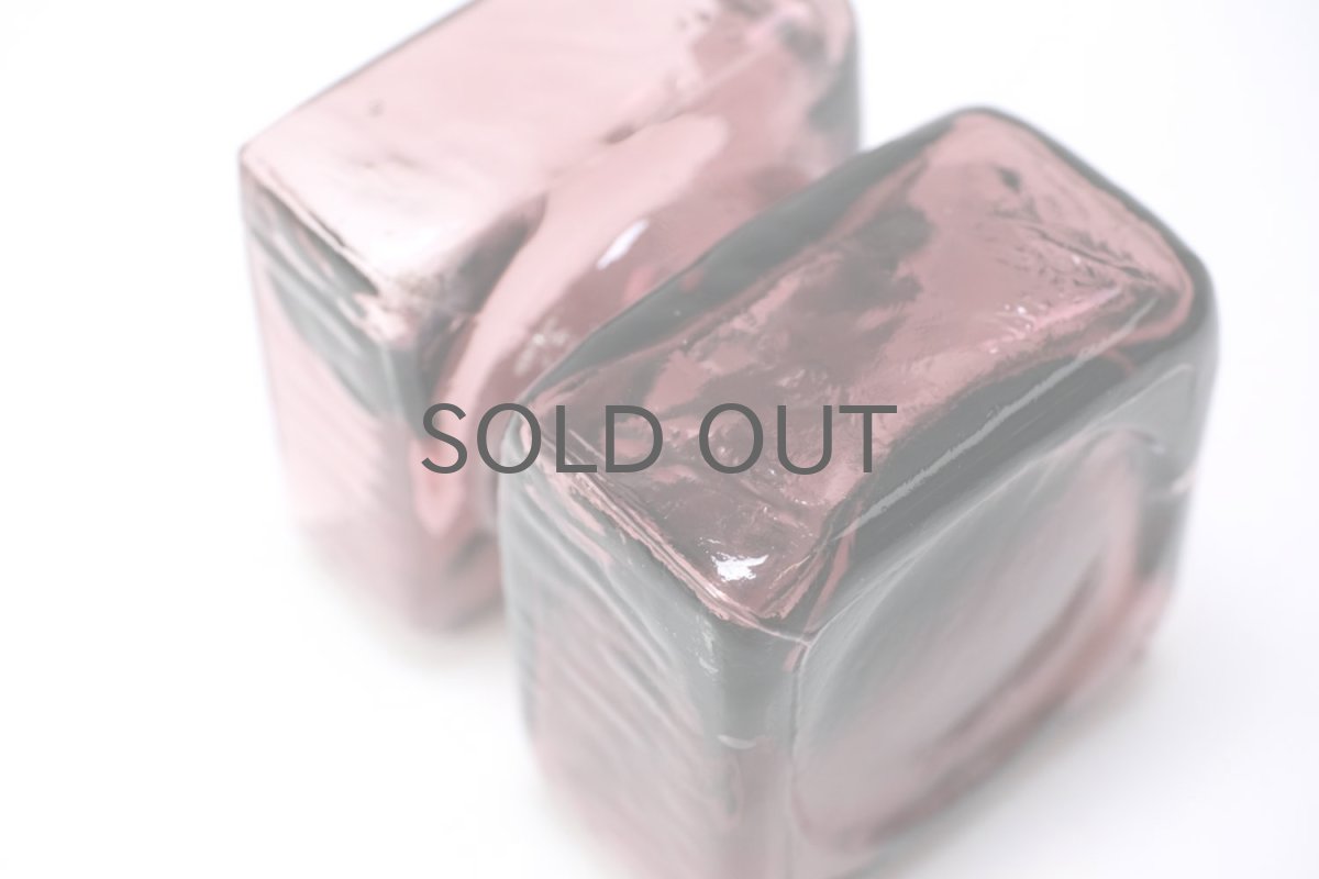 画像5: 北欧雑貨/Riihimaen Lasi/リーヒマエンラシ/Pala/パラシリーズ/花瓶/ワインレッド/Sサイズ (5)