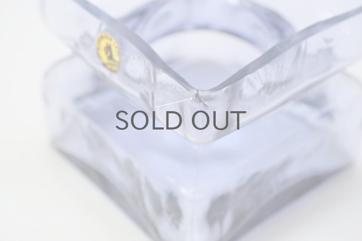 画像3: ビンテージ北欧雑貨/Riihimaen Lasi /リーヒマエン・ラシ/Pala/パラ/花瓶/ラベンダー/Mサイズ (3)