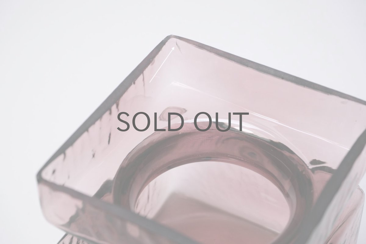 画像4: 北欧雑貨/Riihimaen Lasi/リーヒマエンラシ/Pala/パラシリーズ/花瓶/ワインレッド/XMサイズ (4)