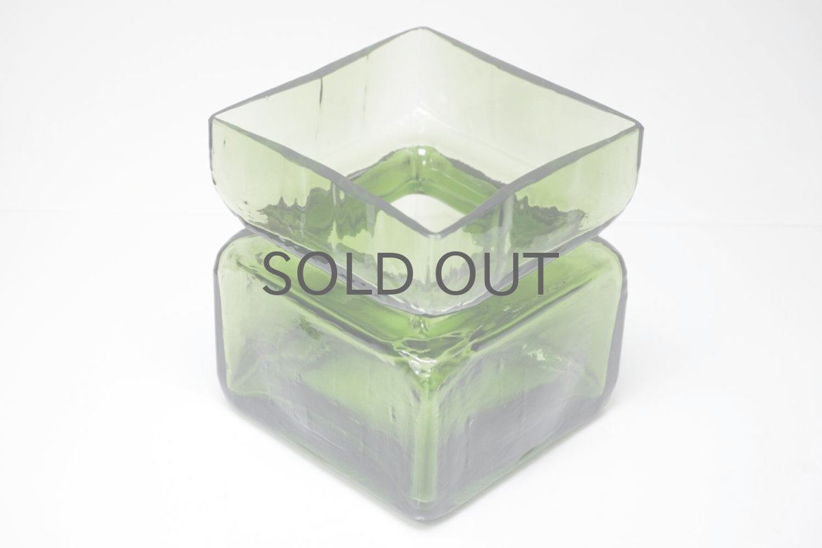 画像2: 北欧雑貨/Riihimaen Lasi/リーヒマエンラシ/Pala/パラシリーズ/花瓶/グリーン/Lサイズ (2)