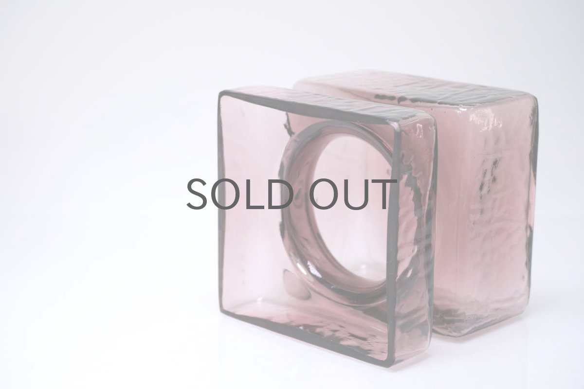 画像7: 北欧雑貨/Riihimaen Lasi/リーヒマエンラシ/Pala/パラシリーズ/花瓶/ワインレッド/XMサイズ (7)