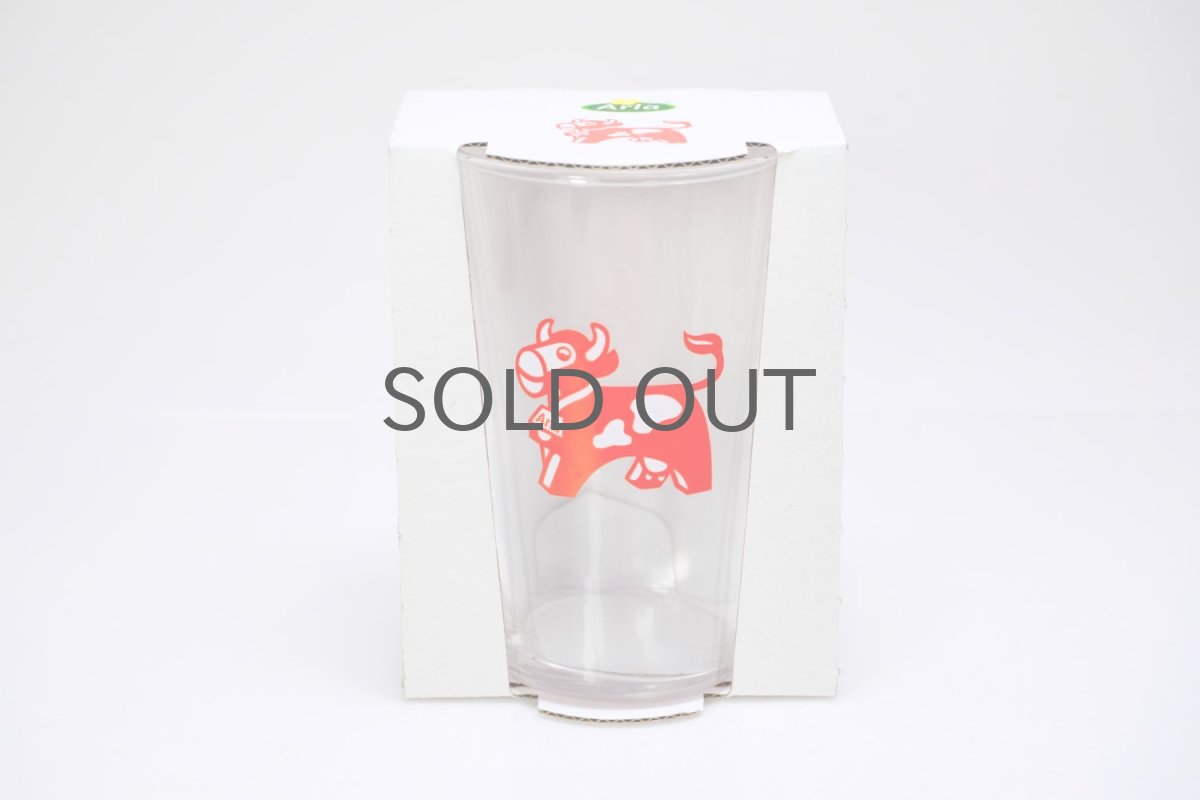 画像2: 北欧ビンテージキッチン雑貨/Arla/アーラ/ノベルティ/オリジナルボックス付きグラス/未使用品 (2)