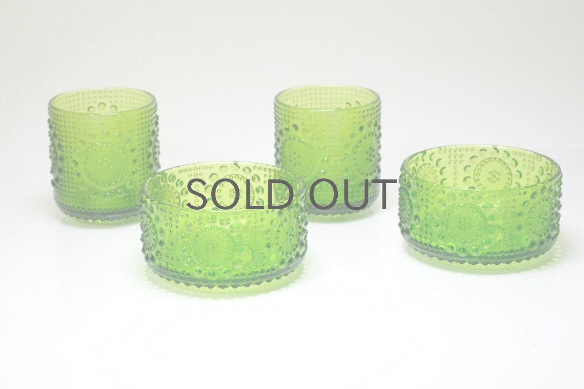 画像7: Riihimaen Lasi/Grapponia/ナニー・スティル/グラッポニア/ライトグリーン/タンブラー (7)