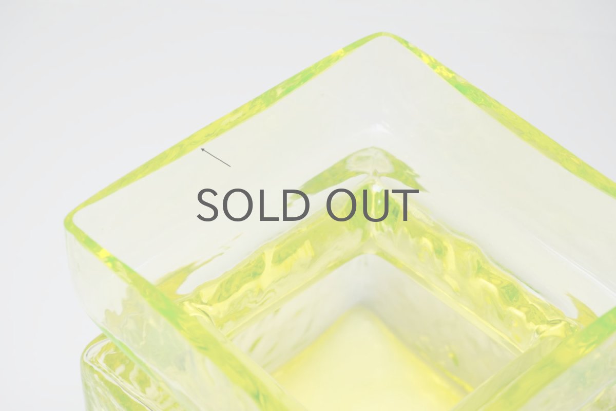 画像3: 北欧雑貨/RIIHIMÄKI lasi/リーヒマエンラシ/Palaシリーズ/花瓶/イエロー/XL特大サイズ (3)