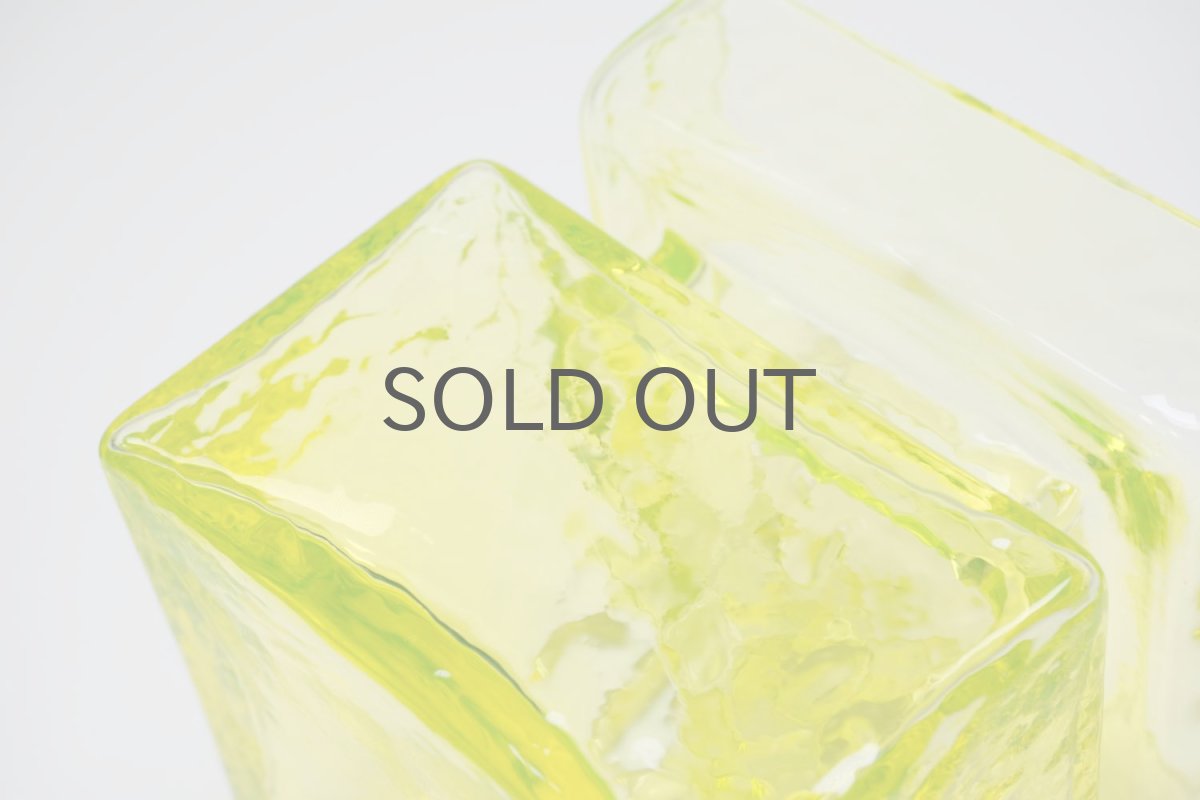 画像5: 北欧雑貨/RIIHIMÄKI lasi/リーヒマエンラシ/Palaシリーズ/花瓶/イエロー/XL特大サイズ (5)