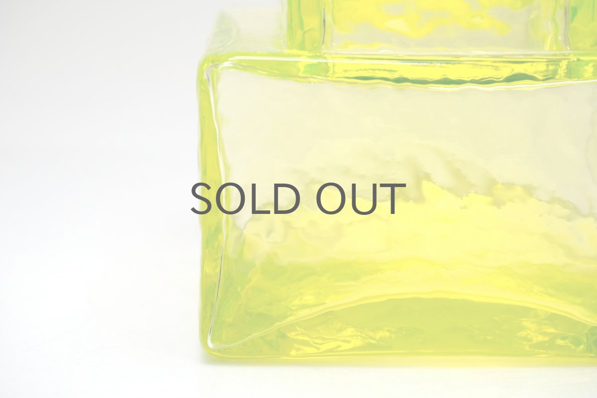 画像6: 北欧雑貨/RIIHIMÄKI lasi/リーヒマエンラシ/Palaシリーズ/花瓶/イエロー/XL特大サイズ (6)