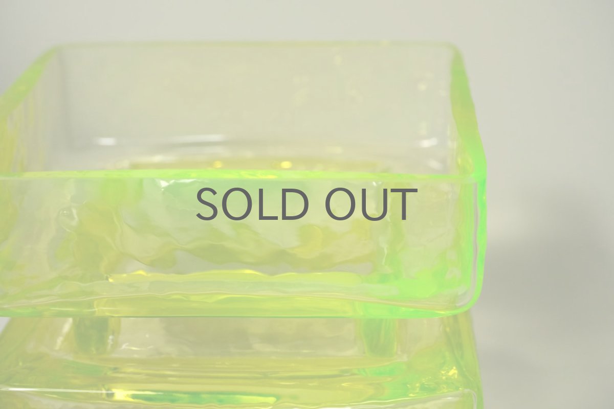 画像7: 北欧雑貨/RIIHIMÄKI lasi/リーヒマエンラシ/Palaシリーズ/花瓶/イエロー/XL特大サイズ (7)