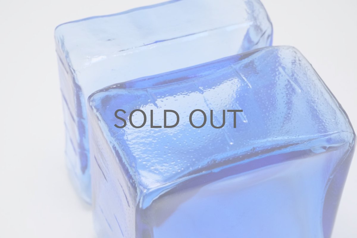 画像7: 北欧雑貨/Riihimaen Lasi/リーヒマエンラシ/Pala/パラシリーズ/花瓶/ブルー/Lサイズ/No.1 (7)