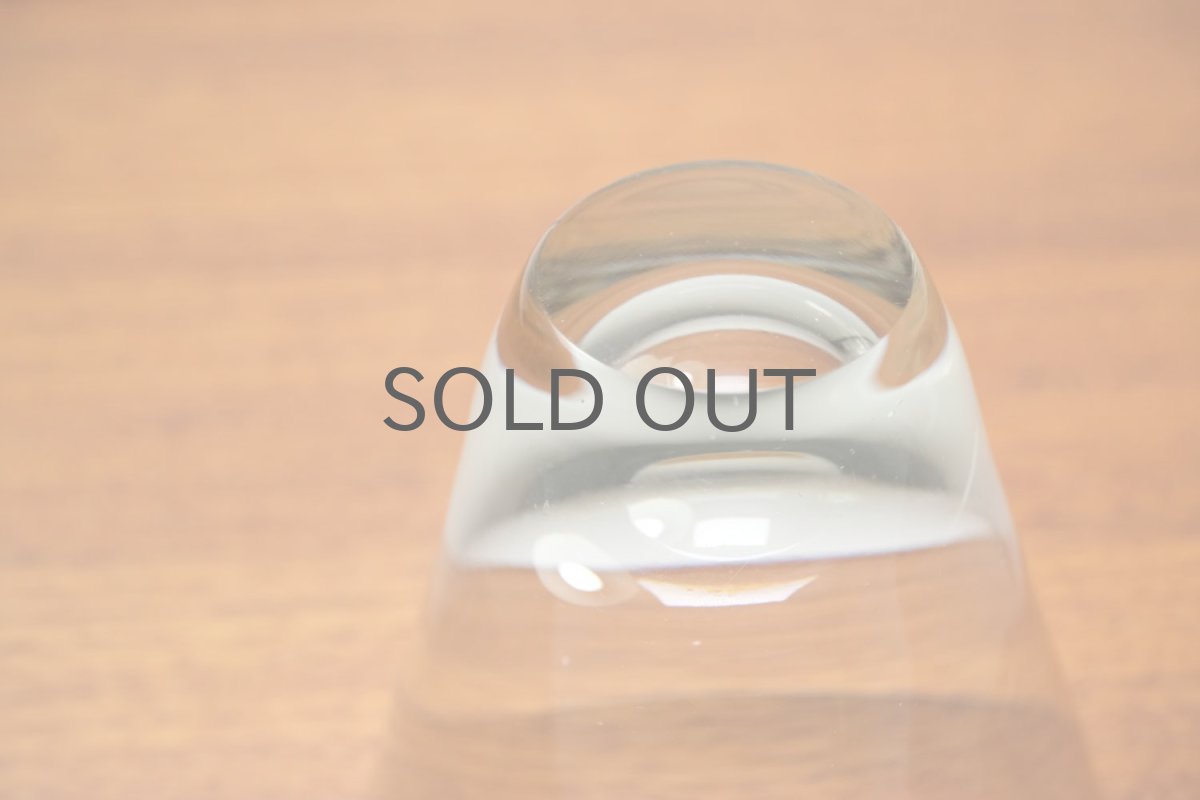 画像4: ビンテージ北欧雑貨/Kaj Franck/カイ・フランク/Nuutajarvi/ヌータヤルヴィ/2744/底厚タンブラー/ペールグリーン/No.1 (4)