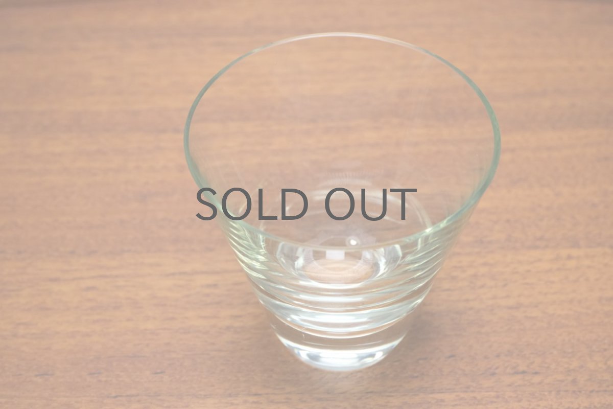 画像2: ビンテージ北欧雑貨/Kaj Franck/カイ・フランク/Nuutajarvi/ヌータヤルヴィ/2744/底厚タンブラー/ペールグリーン/No.1 (2)