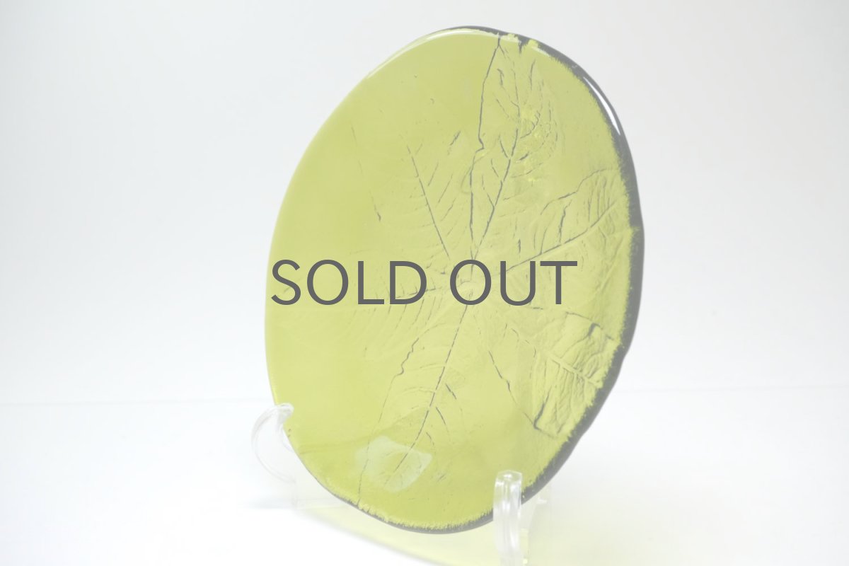 画像2: Kosta Boda/コスタボッダ/Party/グリーン/プレート/18cn /No.4 (2)