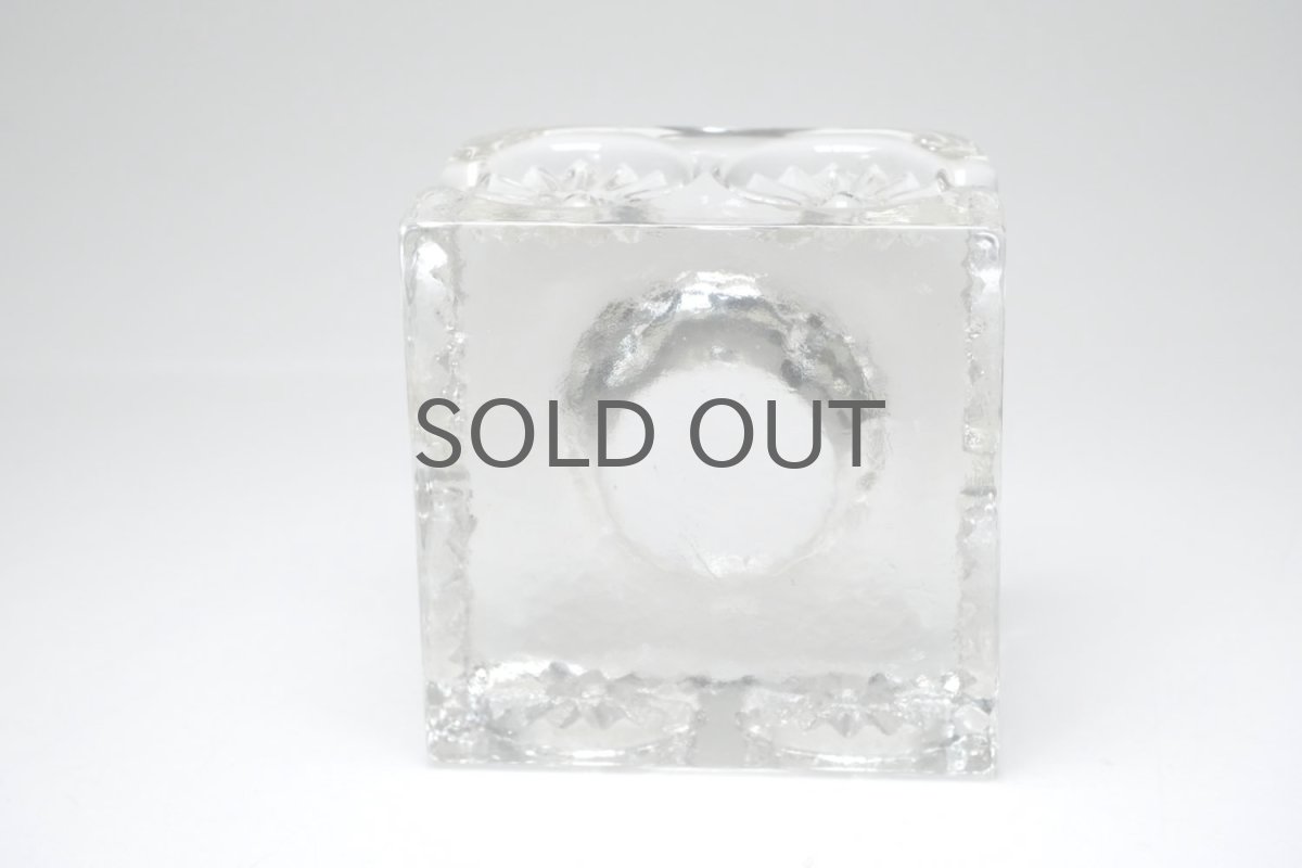 画像5: スウェーデン/BODA /Rolf Sinnemark/キャンドルホルダー/Daisy/デイジー/クリア (5)