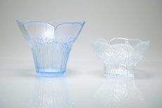 画像7: ビンテージ北欧ガラス/フィンランド/Mantsalan Lasisepat/クロッカス/レカカラー水色/花瓶/キャンドルホルダー/Lサイズ (7)