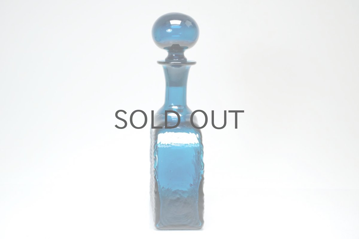 画像8: Riihimaen Lasi/ナニー・スティル/Flindari/フリンダリ/カラフェ/ダークブルー (8)