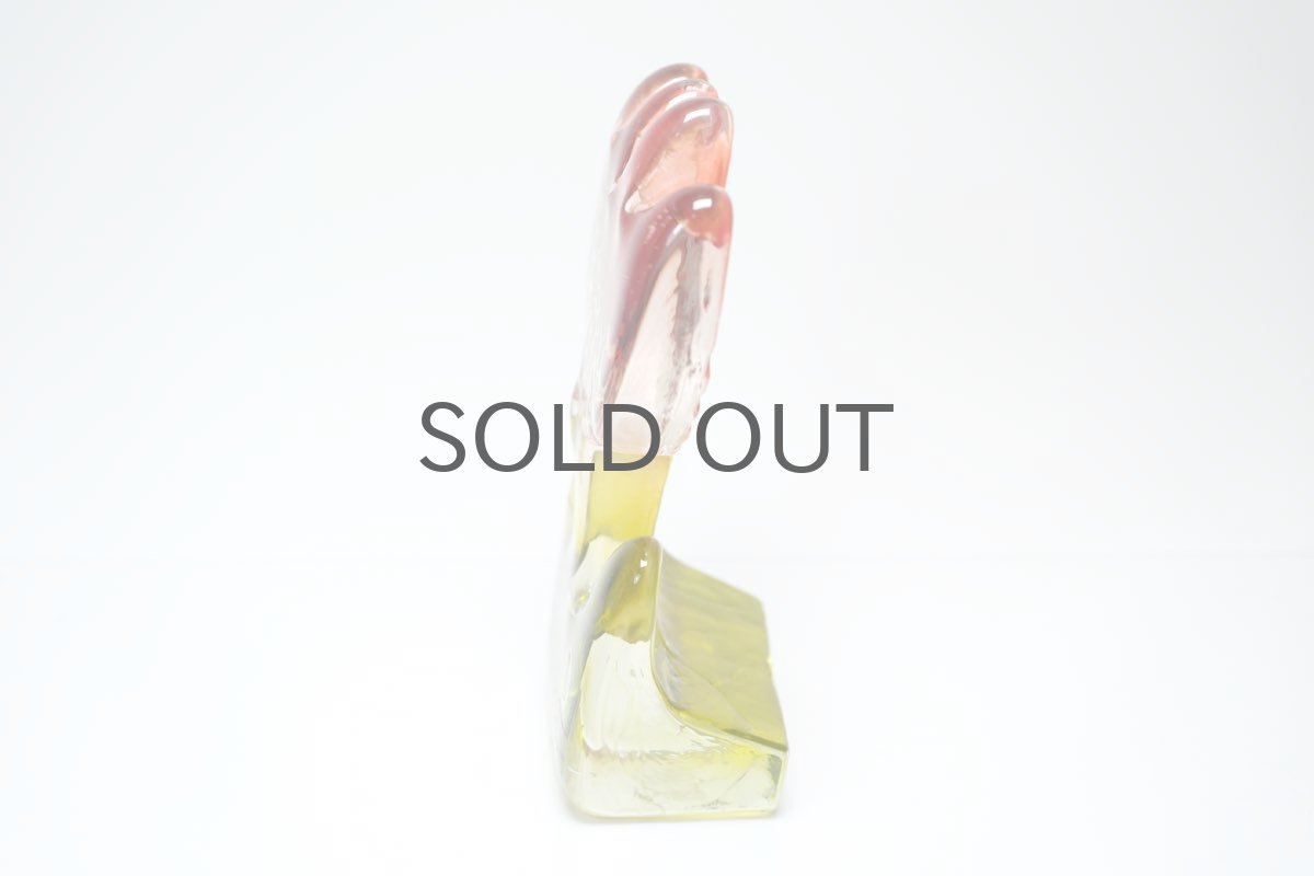 画像4: スウェーデン/Sea Glasbruk製/チューリップのガラスオブジェ/レッド (4)