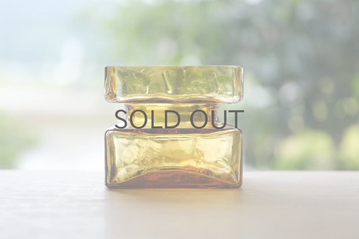 画像4: 北欧雑貨/Riihimaen Lasi/リーヒマエンラシ/Palaシリーズ/花瓶/アンバー/Mサイズ/No.1 (4)