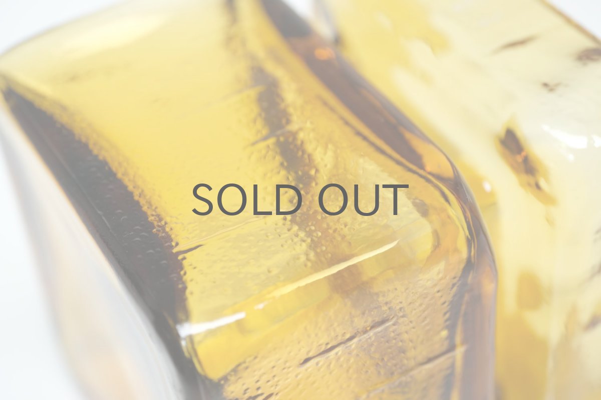 画像5: 北欧雑貨/RIIHIMÄKI lasiリーヒマエンラシ/Palaシリーズ/花瓶/アンバー/Lサイズ (5)