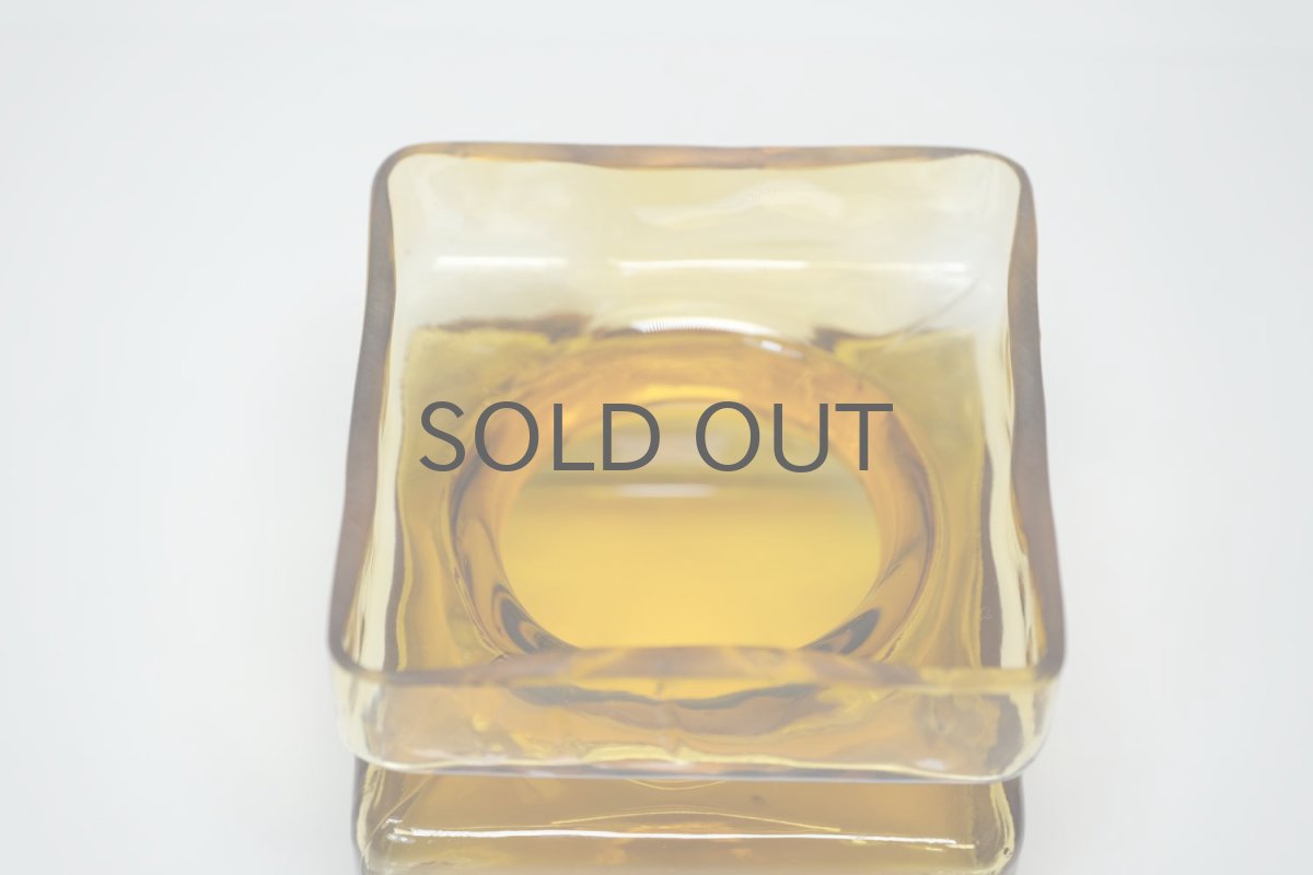 画像2: 北欧雑貨/Riihimaen Lasi/リーヒマエンラシ/Palaシリーズ/花瓶/アンバー/Mサイズ/No.1 (2)