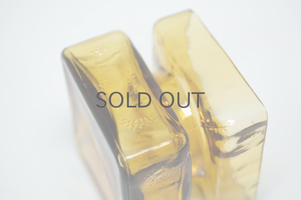 画像3: 北欧雑貨/Riihimaen Lasi/リーヒマエンラシ/Palaシリーズ/花瓶/アンバー/Mサイズ/No.2 (3)