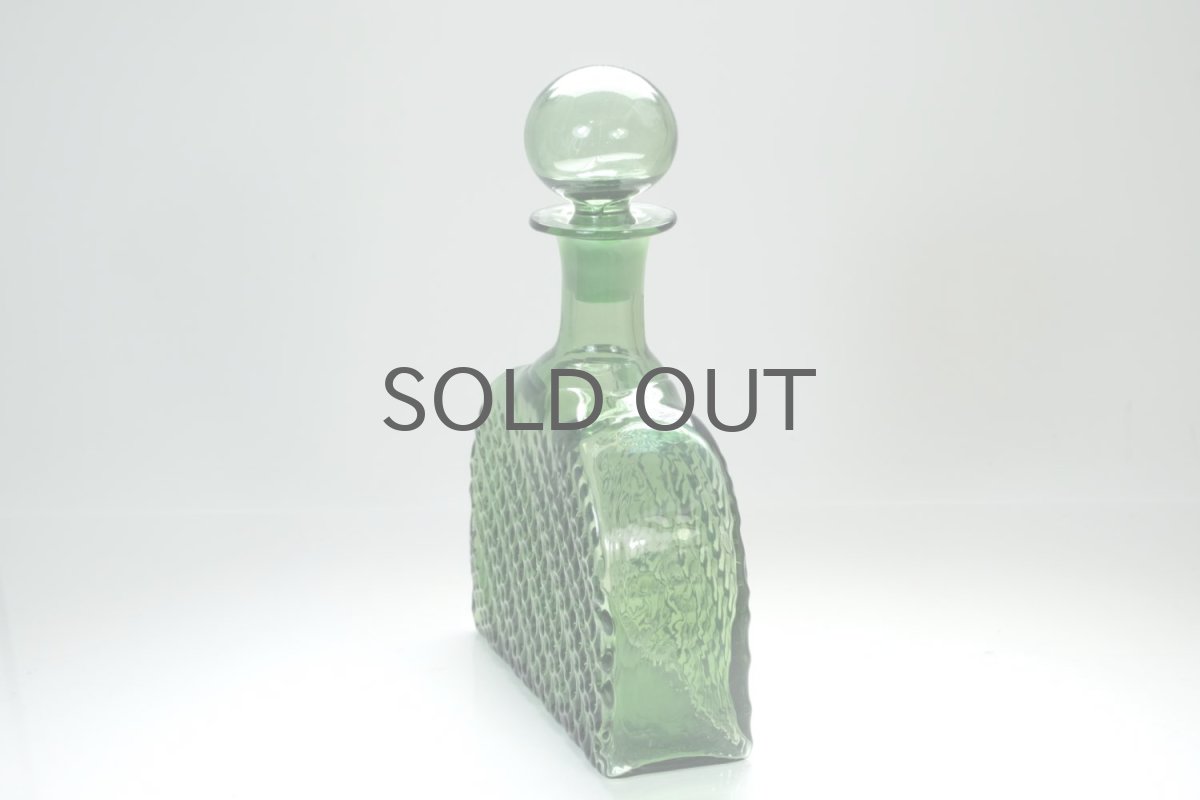 画像4: Riihimaen Lasi/ナニー・スティル/Flindari/フリンダリ/カラフェ/モスグリーン (4)