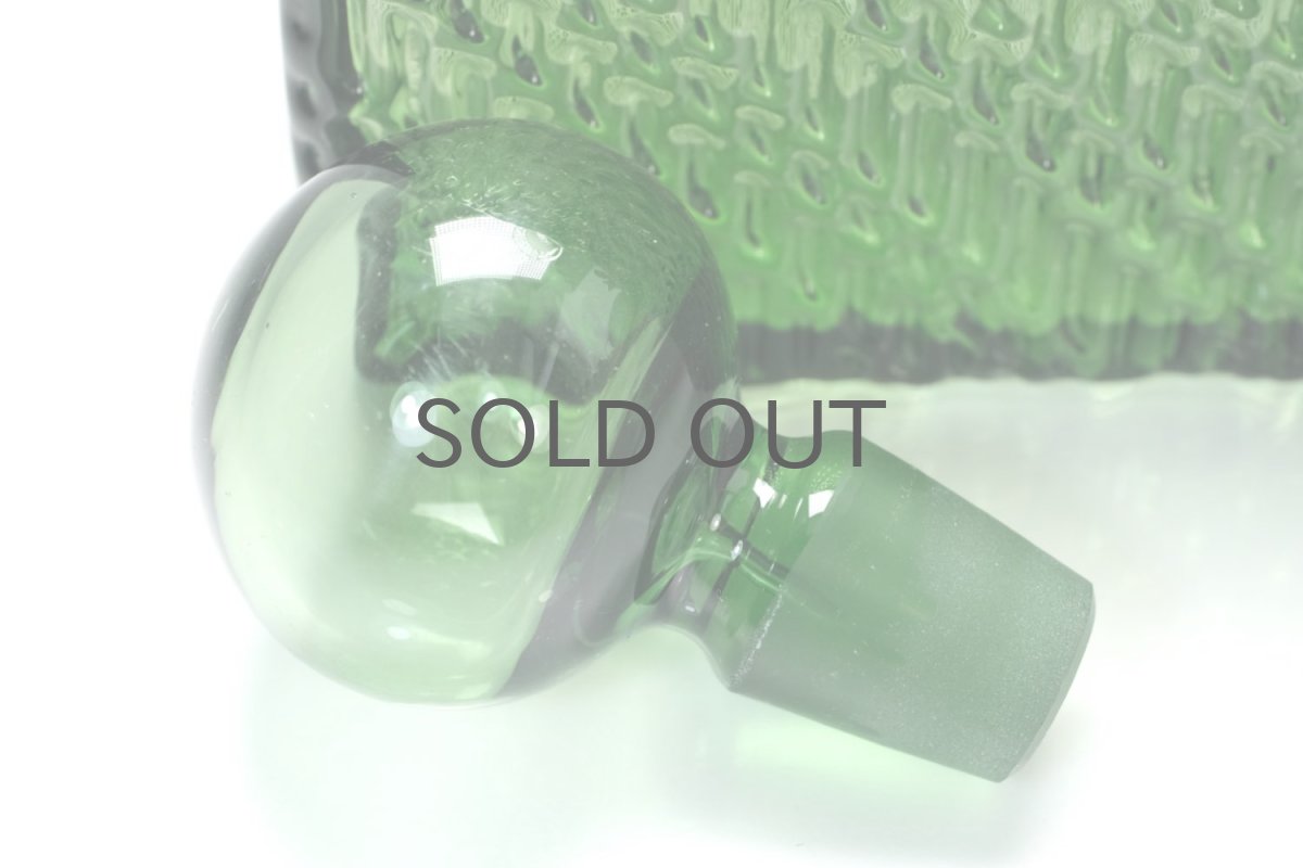 画像5: Riihimaen Lasi/ナニー・スティル/Flindari/フリンダリ/カラフェ/モスグリーン (5)