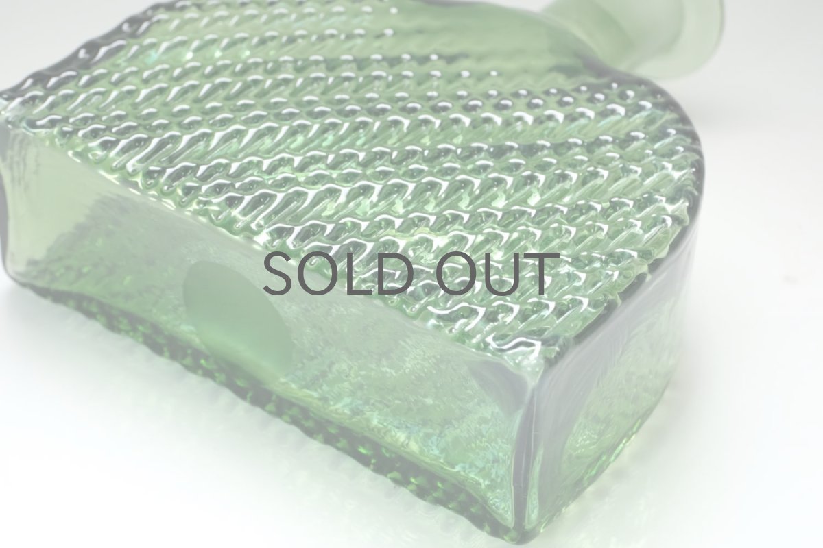 画像10: Riihimaen Lasi/ナニー・スティル/Flindari/フリンダリ/カラフェ/モスグリーン (10)