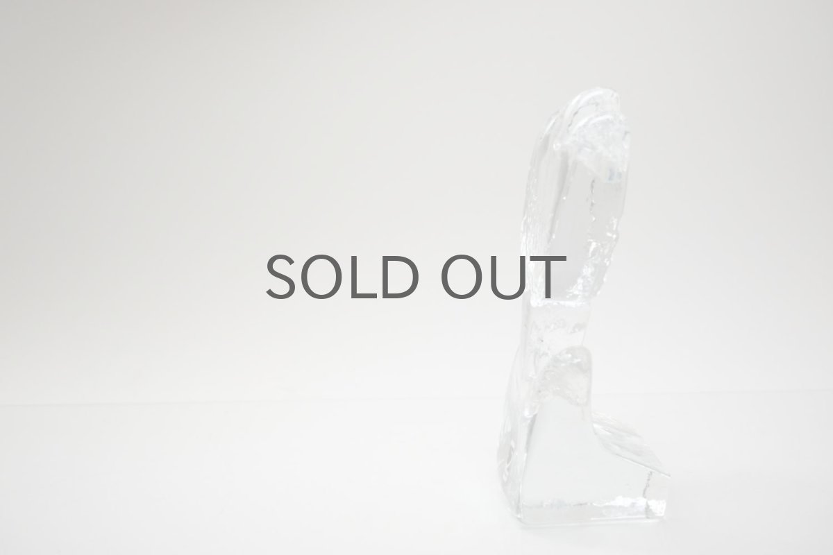 画像7: スウェーデン/Sea Glasbruk製/チューリップのガラスオブジェ/クリア (7)